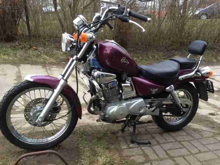 Chopper Motorrad 125 ccm - Tüv 2017 mit Inspektion wie neu