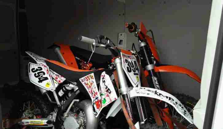 Cross Maschine KTM SX 85 Jahr 2013, kaum genutztes Motorrad