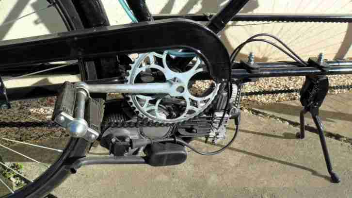 Csepel Tandem mit Dongo motor 38 ccm
