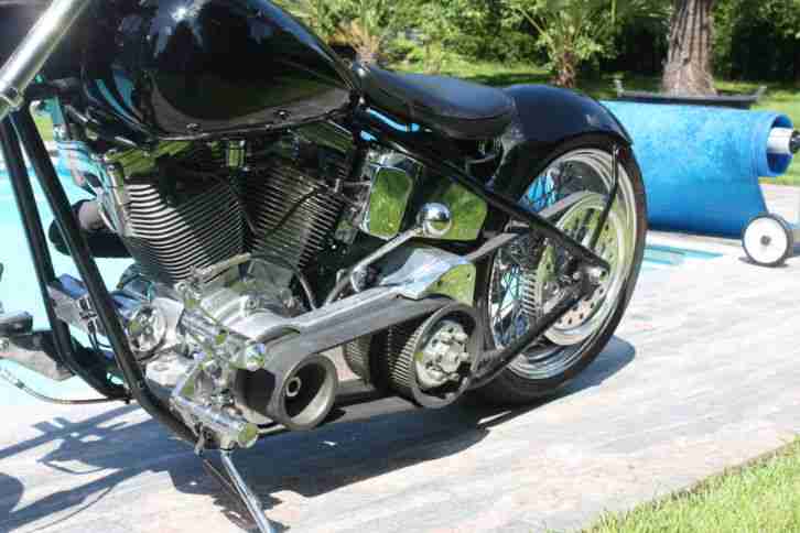 Custom Bike !!!Harley !!!REV TECH 100 INCH!!! CHOPPER!!!HARDTAIL!!!