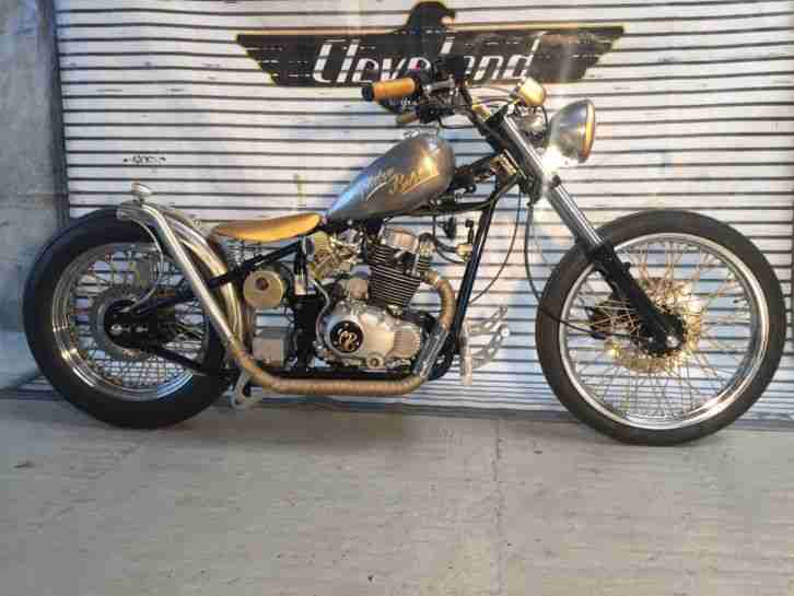 Custom Old school Golden Bobber 250 ccm NEU