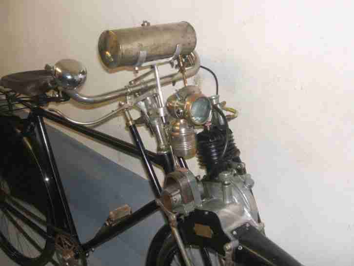 Cyclotracteur 1919 moteur auxiliaire Fahrrad Hilfsmotor Oldtimer Veteran selten