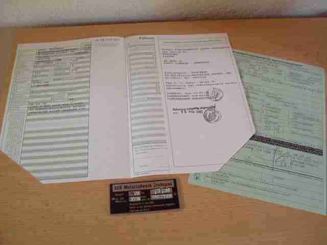 DDR Motorrad MZ TS 150 Brief