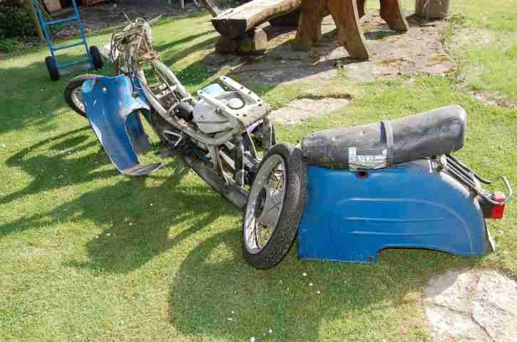 DDR SIMSON SCHWALBE KR 51/1 von 1976 Restaurationsobjekt Oldtimer
