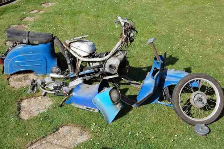 DDR SIMSON SCHWALBE KR 51/1 von 1976 Restaurationsobjekt Oldtimer