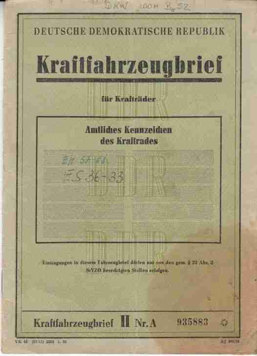 DKW Baujahr 1952 zum Neuaufbau ist Teilrestauriert oder Ersatzteilspender