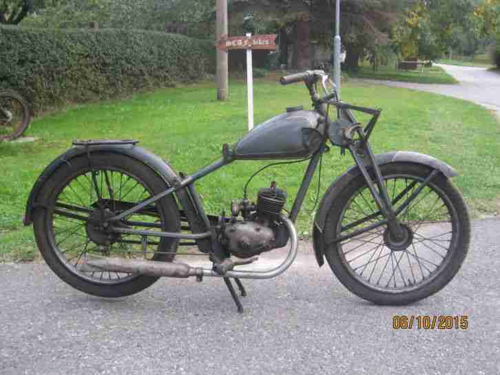 DKW RT 100 Oldtimer von der ehemaligen deutschen Wehrmacht Scheunenfund MZ IFA