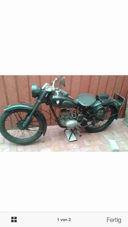 DKW RT 125 von 1950 TOP Zustand (springt