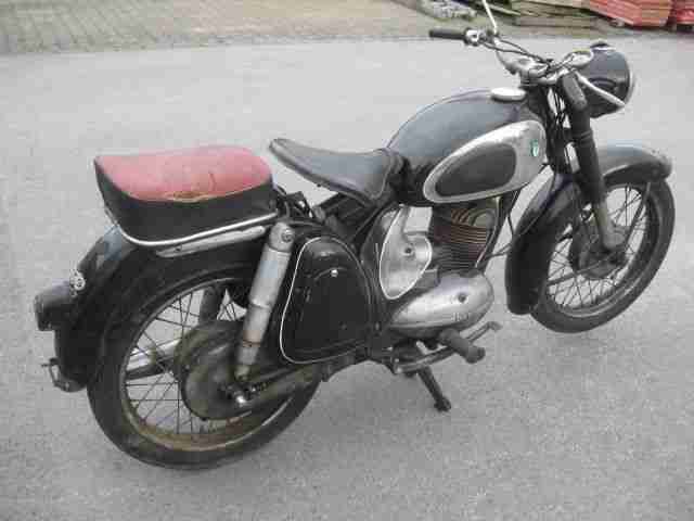 DKW RT 200 / 3 wie abgebildet aus 1956 mit PAPIEREN + Schlüssel MOTOR DREHT