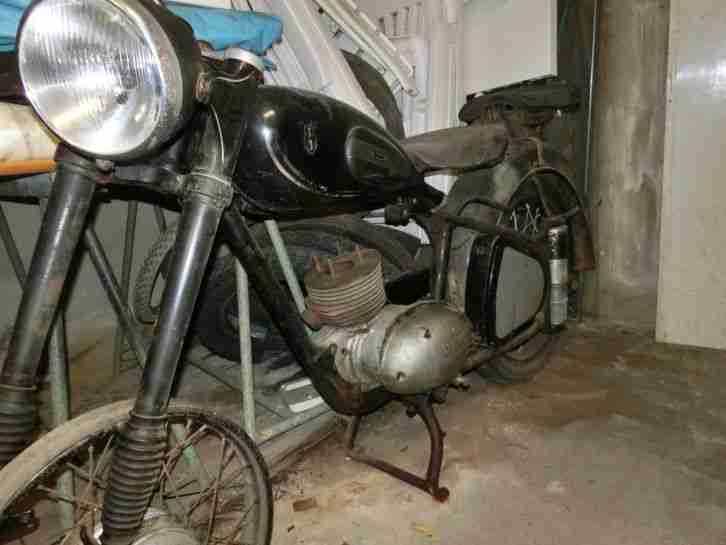 DKW RT 200 H BJ 1953 Teile Sammlung Garagenfund