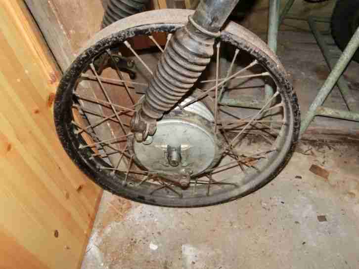 DKW RT 200 H BJ 1953 Teile Sammlung Garagenfund