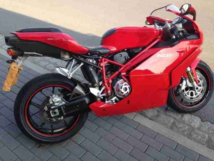 DUCATI 999 SBK-Testastretta- Biposto -TÜV Neu, Top-Zustand, 2. Hand, 28400 km