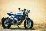 Motorrad SCRAMBLER Cafe Racer Silver