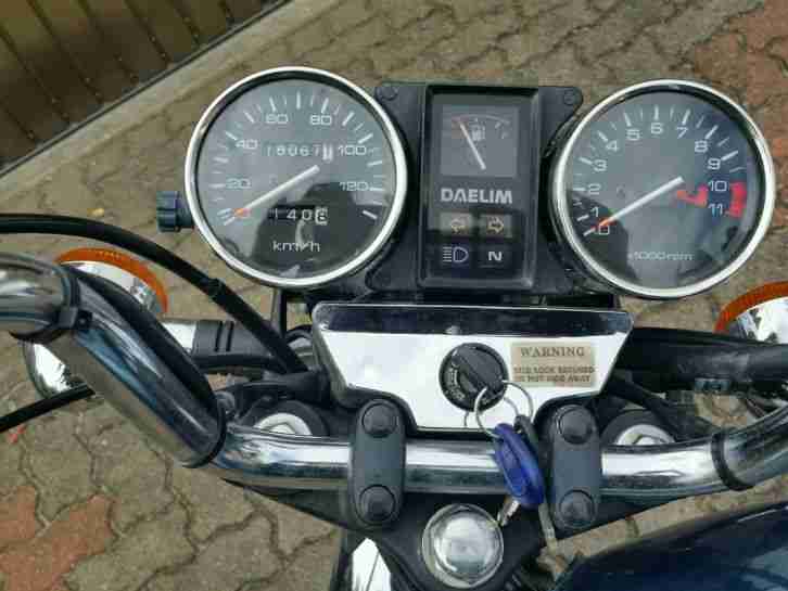 Daelim VC 125F Chopper 11kw / Guter Zustand mit erst ca. 18000 -04.2018Tüv NEU