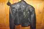 Damen Leder Motorradjacke Gr. S