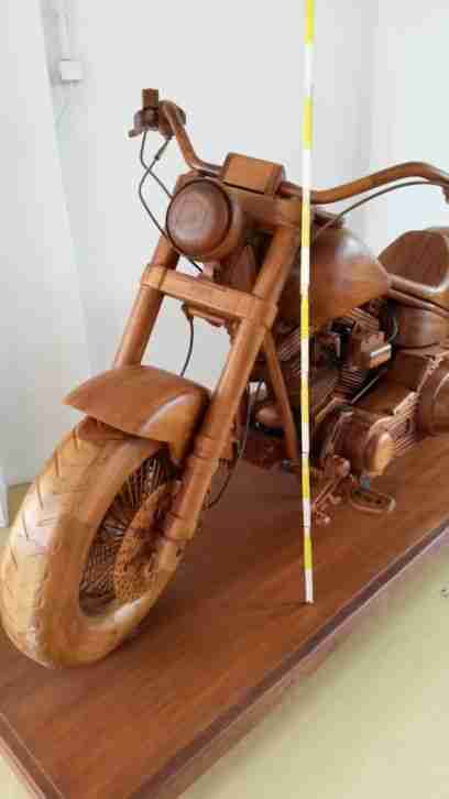 Deko Holz-Motorrad Chopper sehr groß, ähnlich wie HD*
