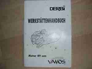 Derbi Werkstatthandbuch Motor 49ccm Original