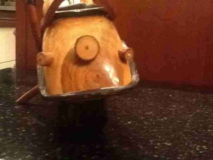 Die Geschenkidee: Motorrad - Chopper Aus Naturholz Und Weiden