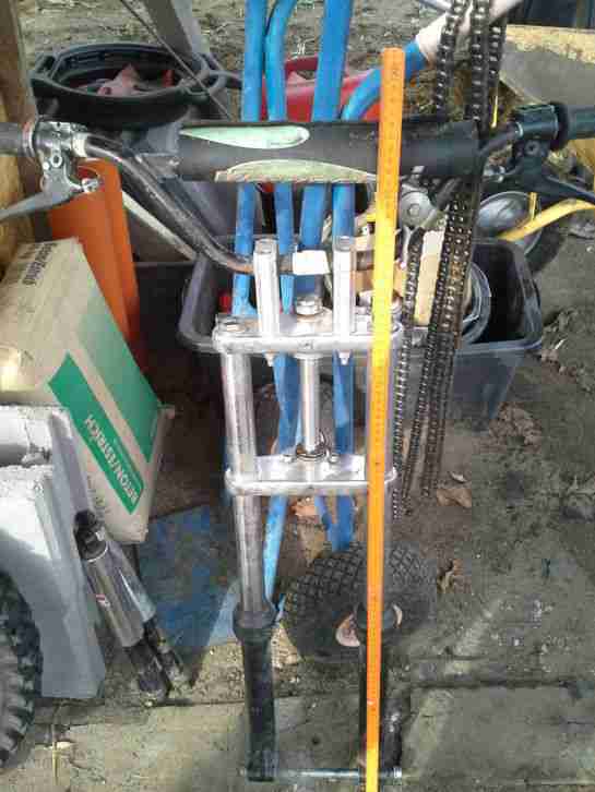 Dirt Bike Vordergabel Cross Vollcross Simson Lenker Pit Bike Dämpfer Achse Holme