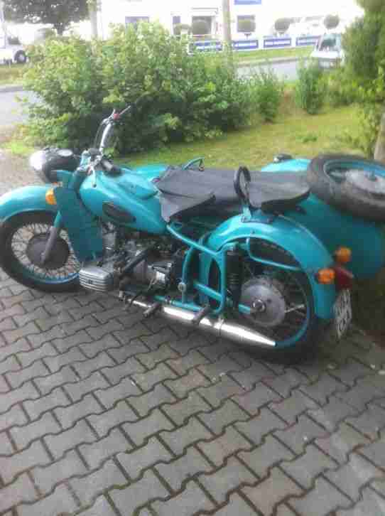Dneper K650 MT 9 Gespann Beiwagen (Ural 650 Keine Jawa. Bj 73 Irbit )