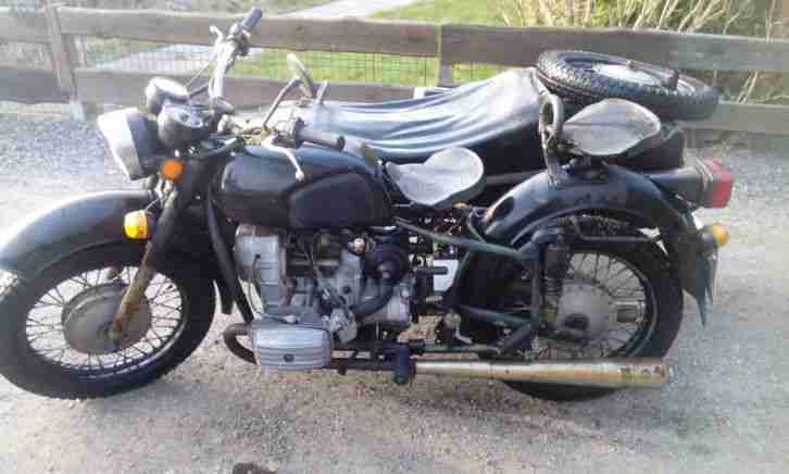 Dnepr original russisches Militärgespann, mit