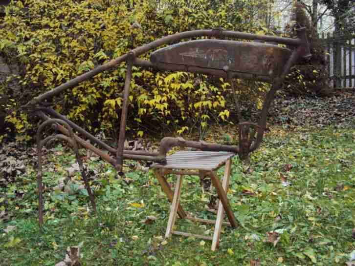 Douglas 350cc 500cc motorcycle frame flat tank 20's Rahmen Stecktank 20er Jahre