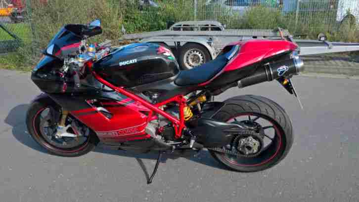 + Ducati 1098 S Vollcarbon Dampfhammer 70mm Termignoni 173PS! Finanz. möglich +