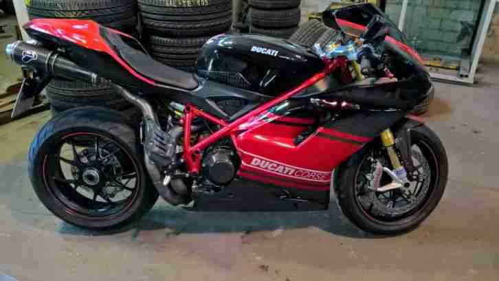 + Ducati 1098 S Vollcarbon Dampfhammer 70mm Termignoni 173PS! Finanz. möglich +