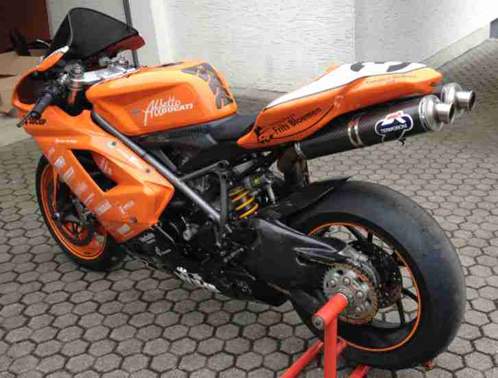 Ducati 1198 / 1098 racing Rennmaschine Rennmotorrad für Rennstrecke 848