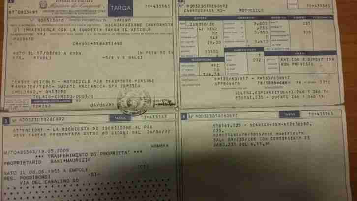 Ducati 350 Super Sport 1992 EVR seltenes Motorrad