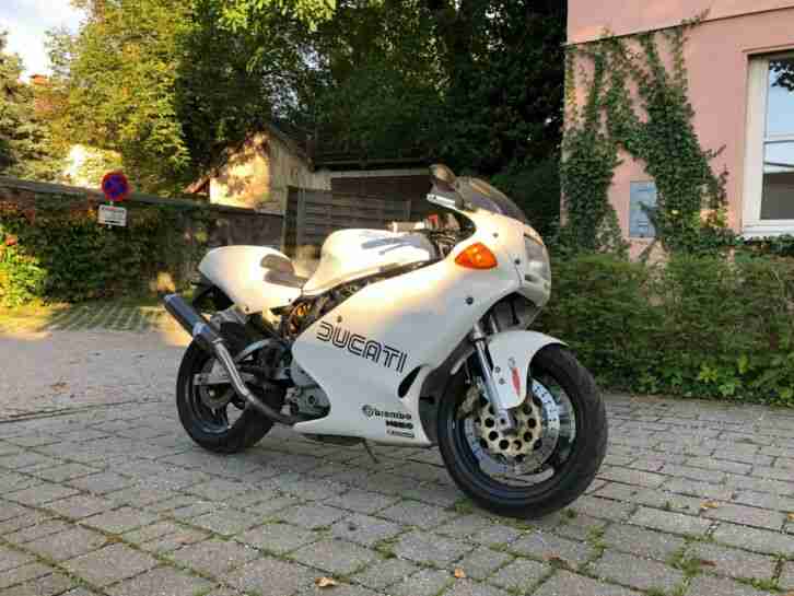 Ducati 600 SS - Weiß - Doppelscheibenbremse