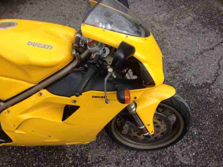 Ducati 748 S Monoposto EZ 1998 Tüv 06/18 carbon Teile Sammlerstück Kult