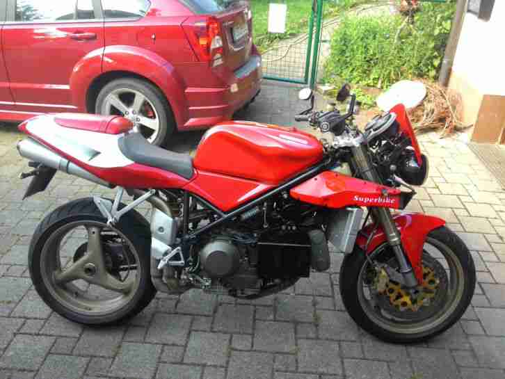 Ducati 748 ( SP ) Nacked Bike Umbau, mit getuntem Motor, für Bastler