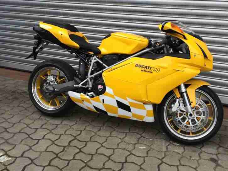 Ducati 749 Testastretta Gelb Top Zustand Wenig Km
