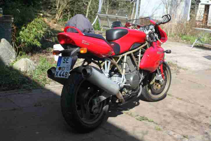 Ducati 750SS ie, Bj 2001, 21tkm, rot, sehr schön orginal erhalten, kein Unfall