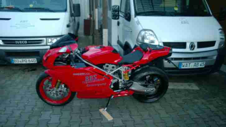 Ducati 848 Ez. 02 /2009 Perlmutt / Carbon Tip Top Zustand Exhaust fast wie offen