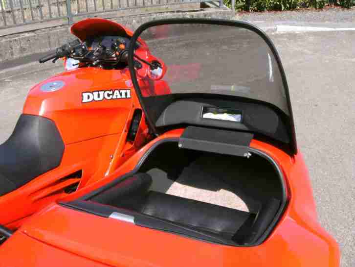 Ducati 907ie Hermeling Tornado Gespann + Ersatzteillager