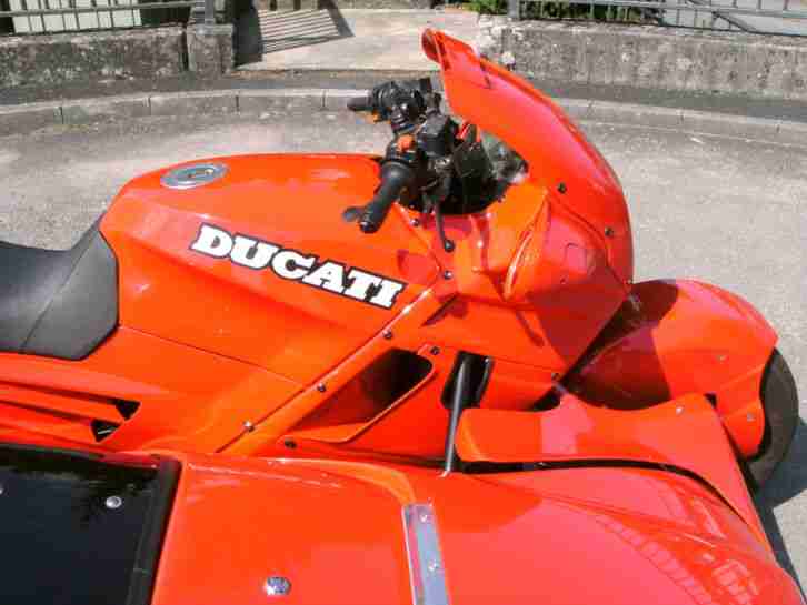 Ducati 907ie Hermeling Tornado Gespann + Ersatzteillager