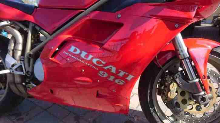 Ducati 916 S mit original 20900 km Laufleistung