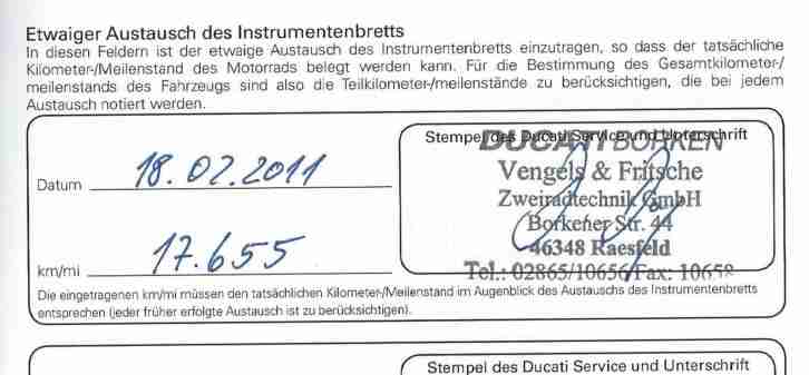 Ducati Multistrada 1100 mit Koffer