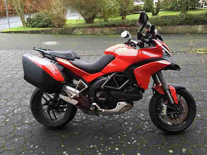Ducati Multistrada 1200 S Touring, Skyhook, ABS, Kofferset mit Rexxer Mapping!