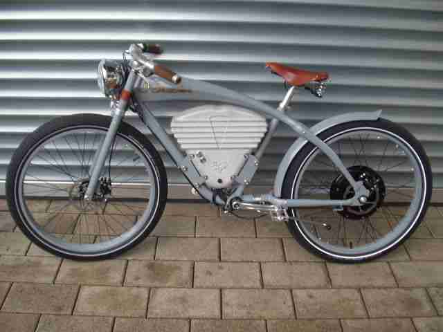 E-Bike E-Motorrad Vintage E-Traker Racer Sehr selten SehrColl