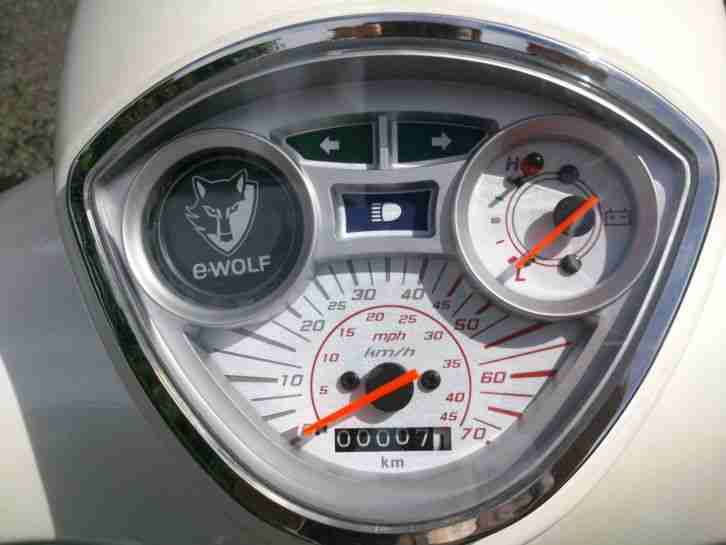 E-Wolf Sigma 1 Elektroroller E-Scooter 45km/h 50er