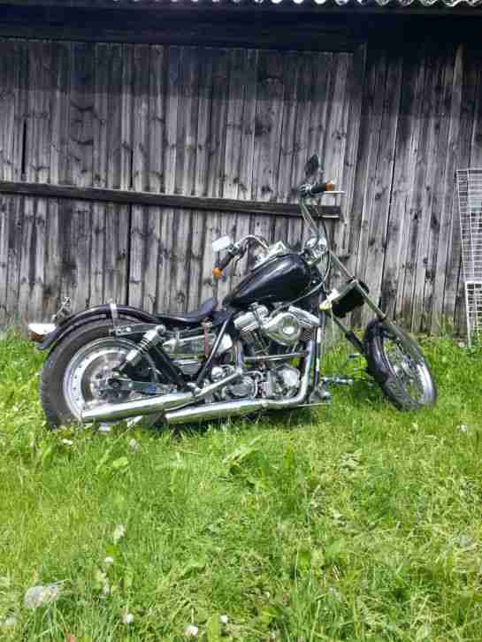 EVO HARLEY FXR viele Umbauten m. Tüv, extrem tief, Solositz, (wird grad neu be,