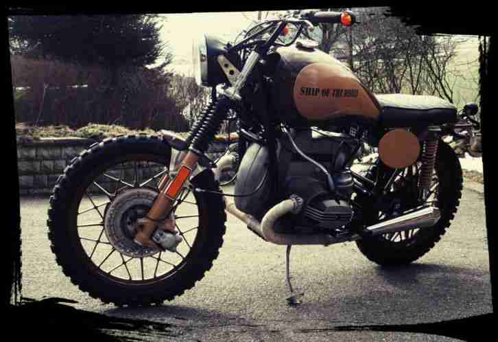 Edler Scrambler BMW R100 R 100 Bj1979 Einzelstück Caferacer Bobber Flattraker