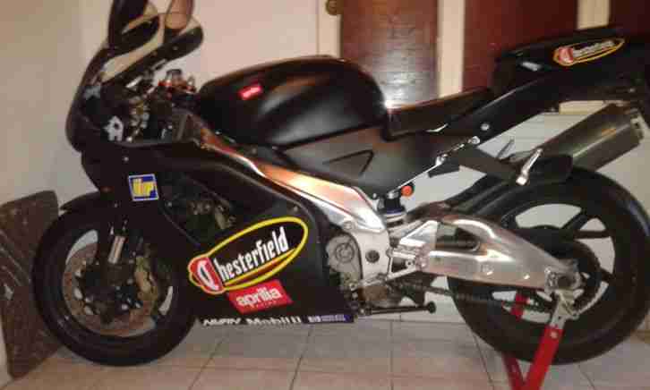Einzelstück/MOTO GP Aprilia RSV MILLE ME Chesterfield Replika Umbau 25000 km