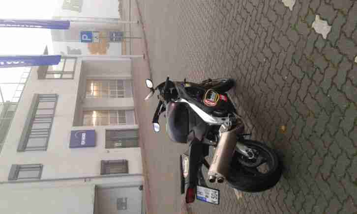 Einzelstück/MOTO GP Aprilia RSV MILLE ME Chesterfield Replika Umbau 25000 km