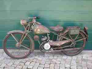 Elfa Baujahr 1939 Motorrad Motor Fahrrad
