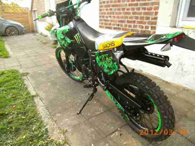 Enduro Sachs ZX 50 fahrbar als Mofa,Moped,Kleinkraftrad 80ccm