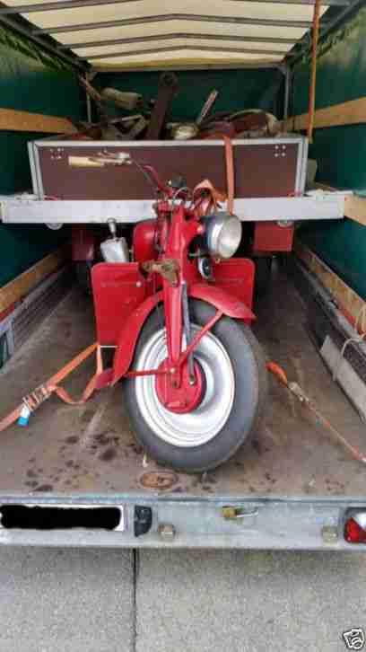 Ercole Moto Guzzi Abgebrochene Restauration ,12V Motor ähnlichn Falcone